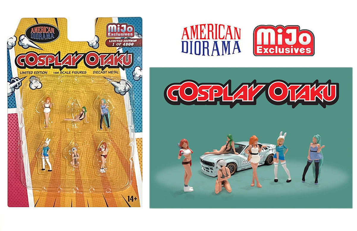 アメリカン ジオラマ 1/64 フィギア コスプレオタク American Diorama Figure Cosplay Otaku_画像3