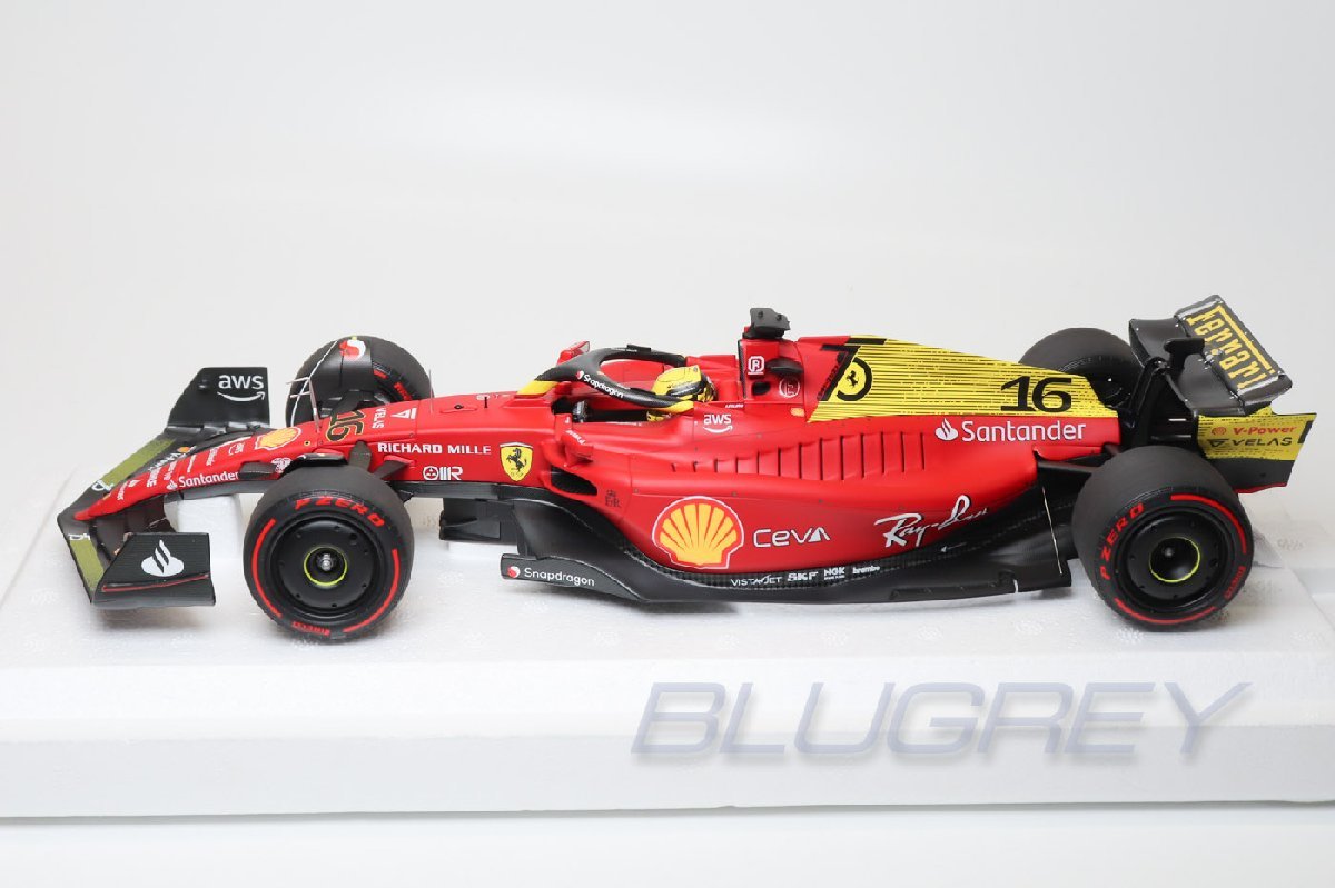 BBR 1/18 フェラーリ F1-75 イタリアGP 2022 #16 シャルル・ルクレール FERRARI CHARLES LECLERC MONZA