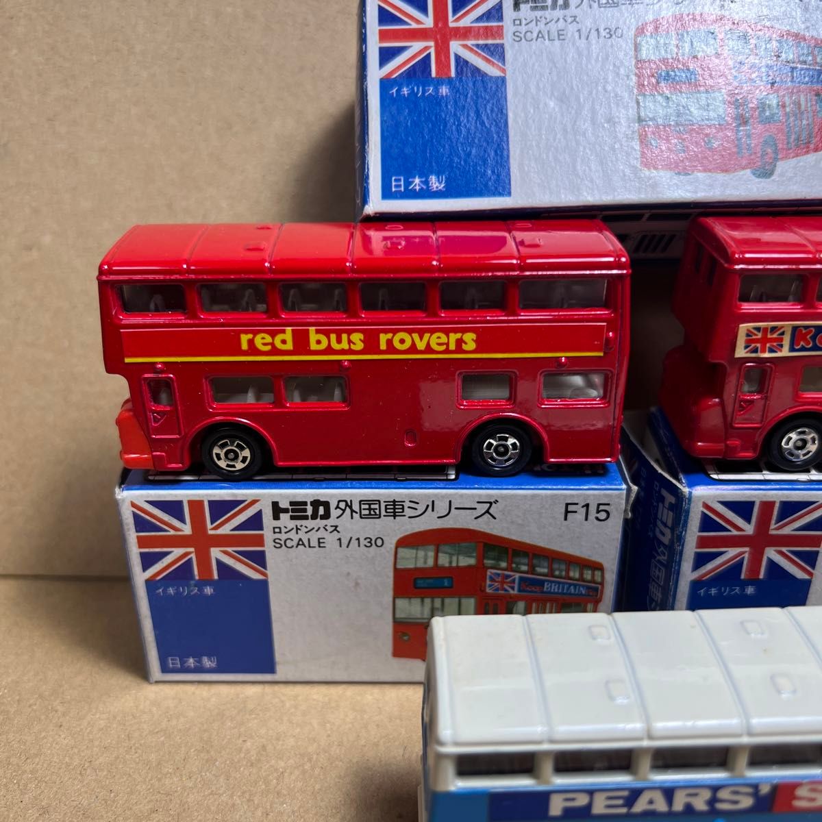 日本製 トミカ 青箱 ロンドンバス 3台セット