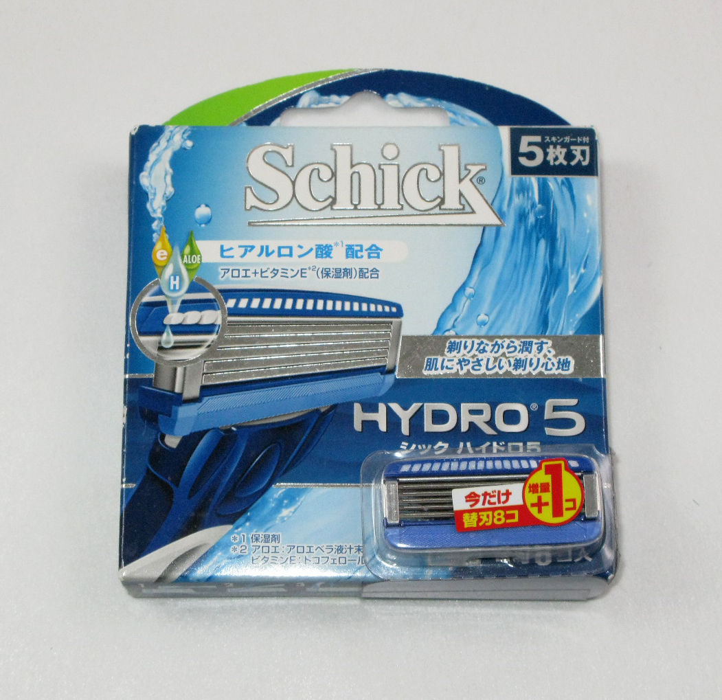 Schick HYDRO5 シック ハイドロ5 替刃 9個（8個入り+1個） 5枚刃 未開封_画像1
