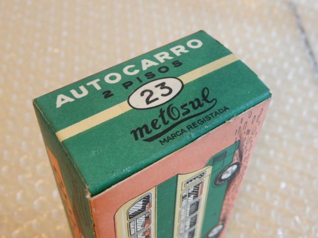 中古品 当時物 metosul / メトスル 23 AUTOCARRO 2 PISOS ミニカー 現状渡し_画像10