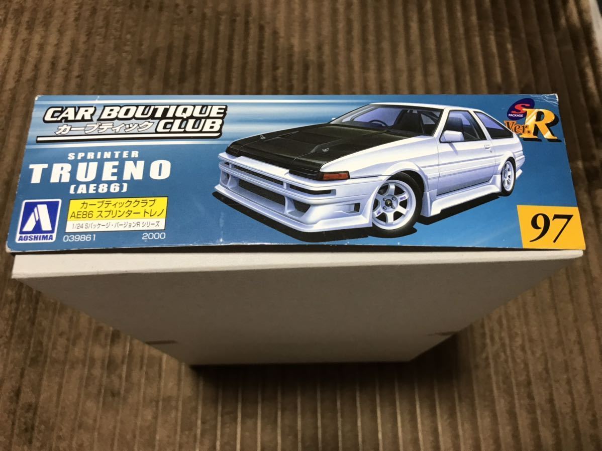 アオシマ AE86 スプリンタートレノ　1/24 プラモデル_画像2