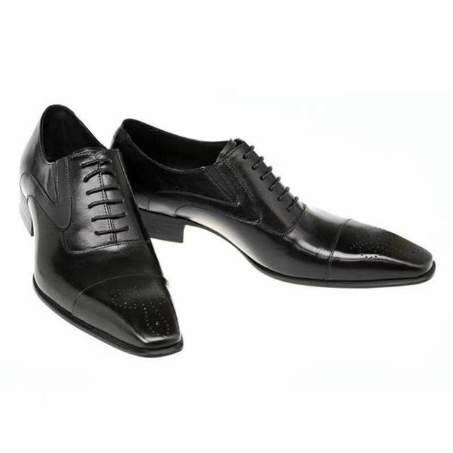 ビジネスシューズ 紳士靴 メンズ靴 通勤靴　男性 PUレザー 黒27.5cm_画像2