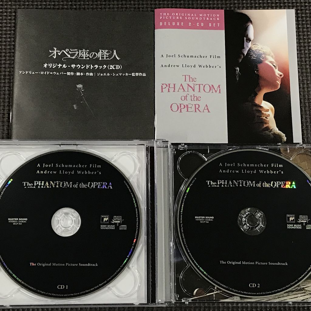 オペラ座の怪人 オリジナル・サウンドトラック 2CD 良品　THE PHANTOM OF THE OPERA LLOYD WEBBER　_画像3