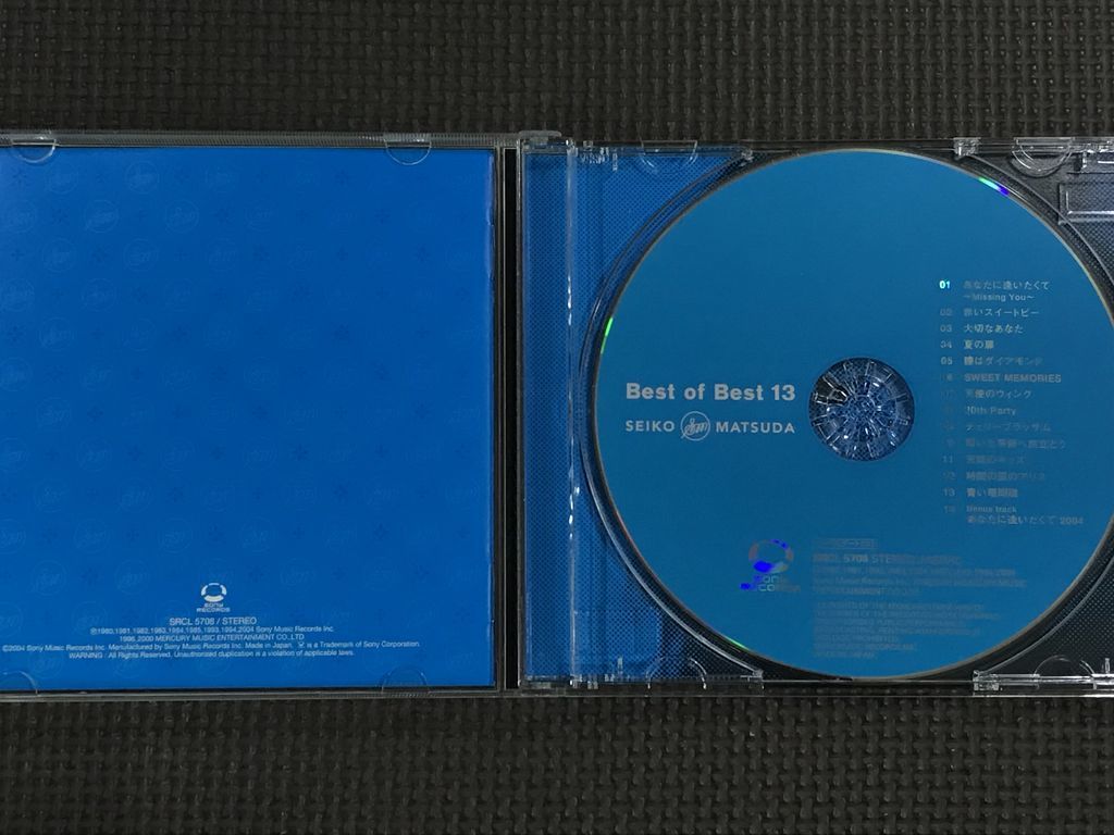 松田聖子　Best of Best 13 ベスト・オブ・ベスト13　CD_画像3