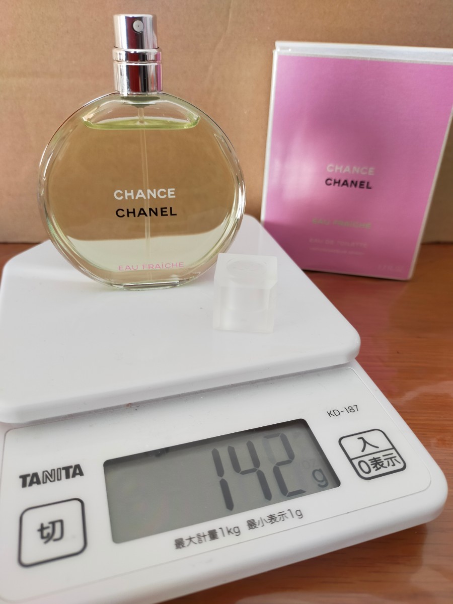 【希少品】ほぼ満タン 141g(^^ゞ 50ml トワレ「CHANCE EAU FRAICHE：チャンス オーフレッシュ」EDT-SP（スプレ) _/_/交渉OK、匿名OK！ _/_/