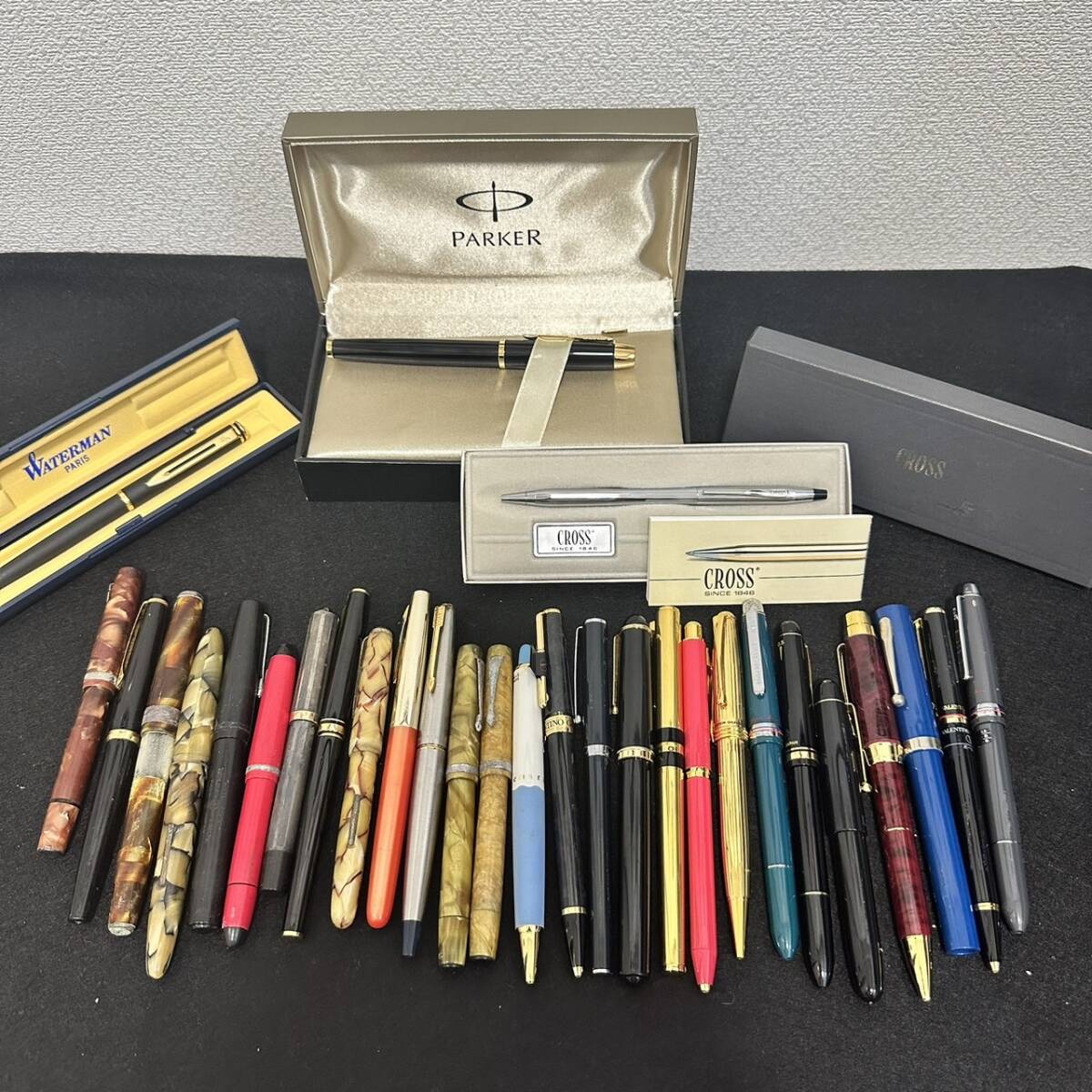 ★☆PARKER パーカー PILOT パイロット CROSS クロス 等　まとめ　14K　14KT　30本 万年筆 ボールペン シャーペン　筆記未確認#PEN0224☆★_画像1