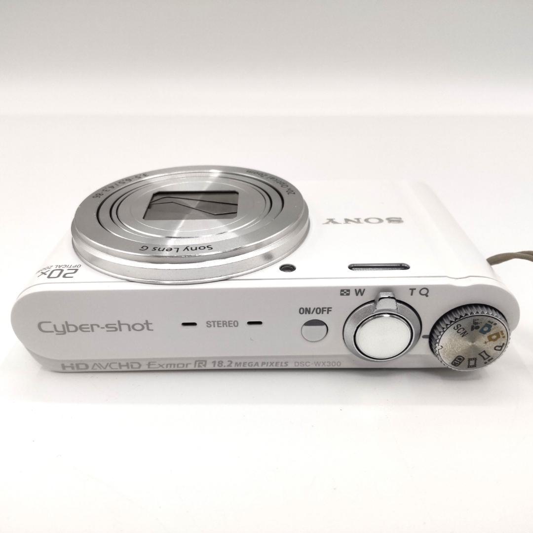 ★Wi-Fi機能付★ SONY サイバーショット デジカメ WX300 ホワイトの画像8