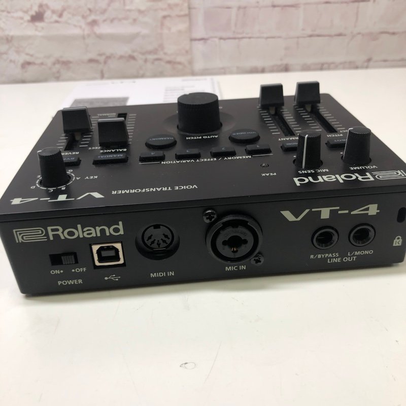 Roland ローランド VOICE TRANSFORMER ボイストランスフォーマー VT-4 ボイスチェンジャー 240116SK380277_画像6