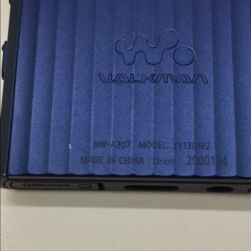 SONY ソニー　デジタルメディアプレーヤー　NW-A307　ウォークマン　ブルー　充電コード欠品　231221SK110007_画像7