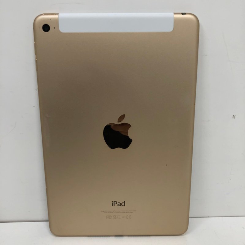 Apple アップル iPad mini4 MK712J/A A1550 16GB ゴールド Wi-Fi + Cellular 利用制限 softbank 〇 240205SK120047_画像3