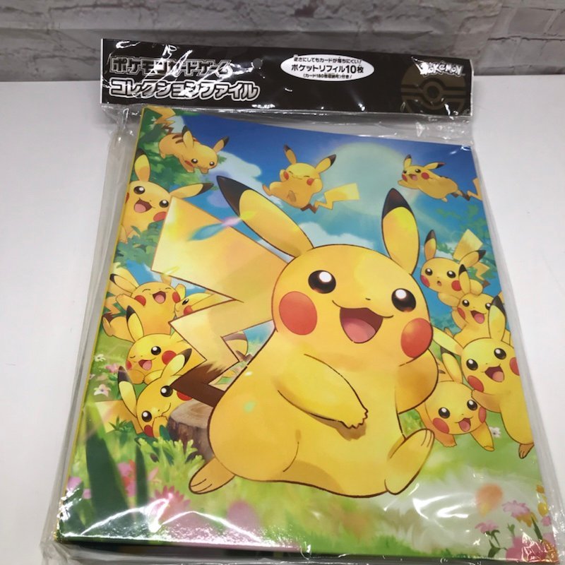 ポケモンカード サプライ デッキシールド ケース コレクションファイル ピカチュウ大集合 かがやくジラーチ エリカ 他 240201SK910040_画像5