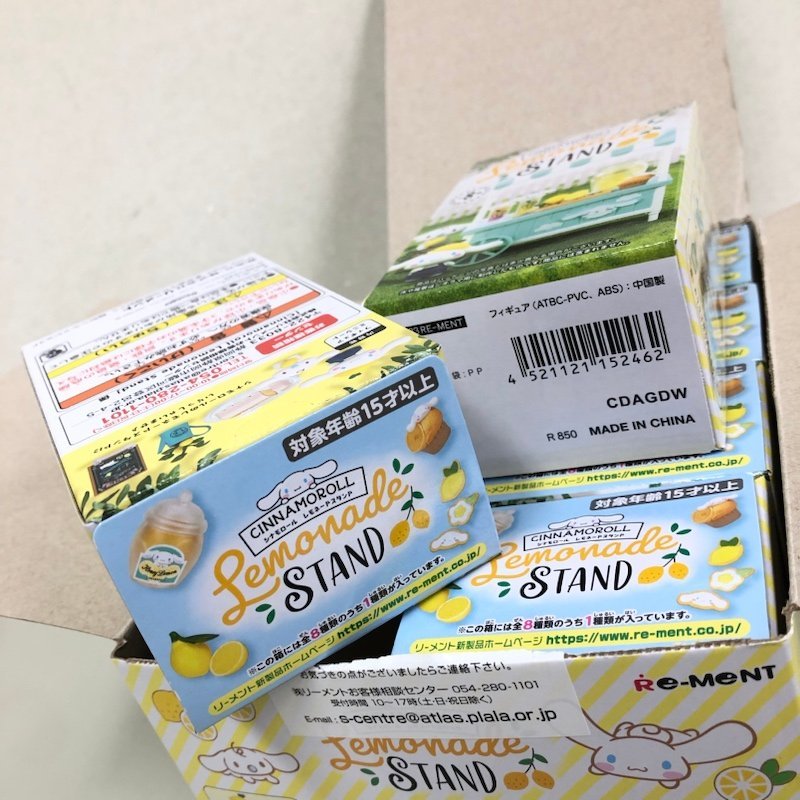 リーメント シナモロールのレモネードスタンド Cinnamoroll Lemonade Stand 【8個入りBOX】240208SK130604_画像4