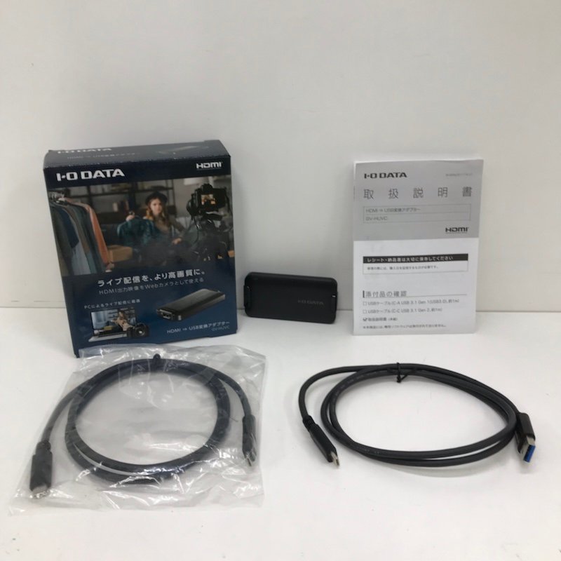 【ジャンク品】I・O DATA GV-HUVC HDMI USB 変換アダプター 動作未確認 アイ・オー・データ 231215SK010618_画像1