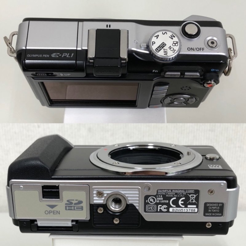 【ジャンク扱】オリンパス ミラーレス一眼カメラ OLYMPUS PEN E-PL1 レンズキット ブラック ED 14-42mm F3.5-5.6 L 240206SK190495_画像4