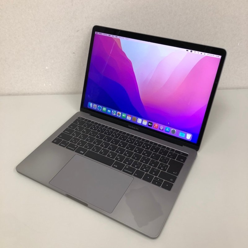 Apple MacBook Pro 13inch 2016 Two ports MLL42J/A Monterey/Core i5 2.0GHz/8GB/256GB/A1708/スペースグレイ 240214SK080571_画像2