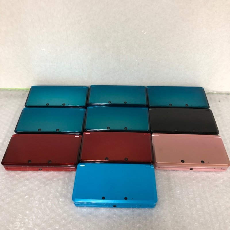 【ジャンク品】任天堂 Nintendo ニンテンドー 3DS CTR-001 本体 10点セット 初期化済 箱有 240122SK300344_画像2