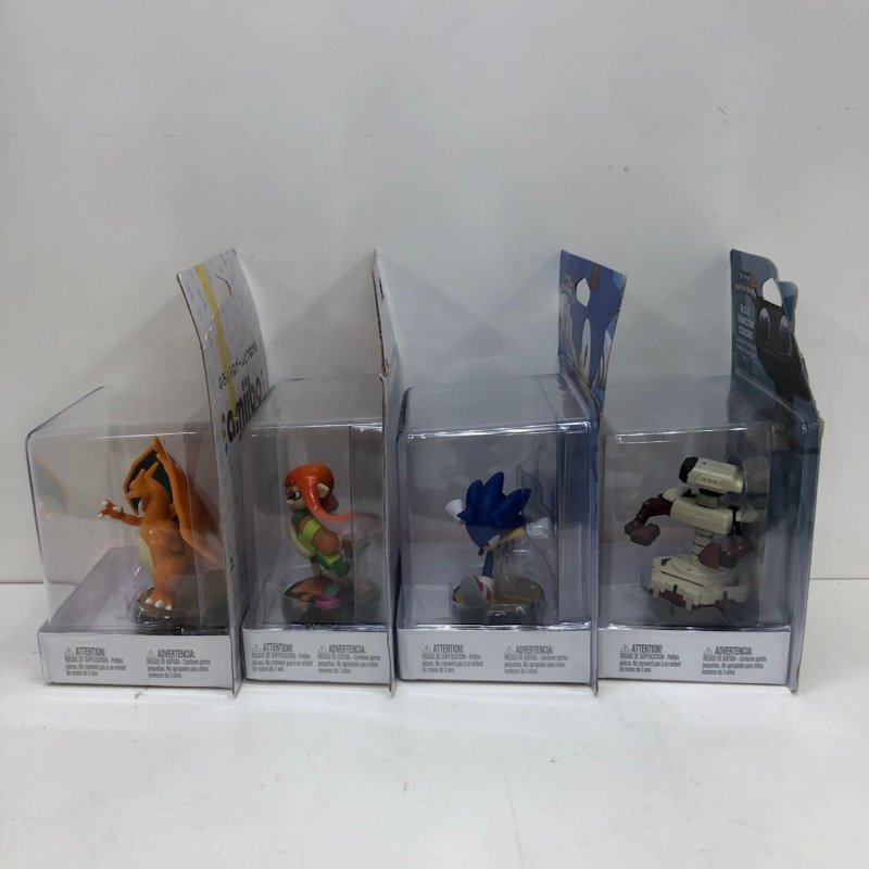 【未開封品】動作未確認 amiibo アミーボ 4点セット リザードン スプラトゥーン/ガール ソニック ロボット 240226AG100079_画像3