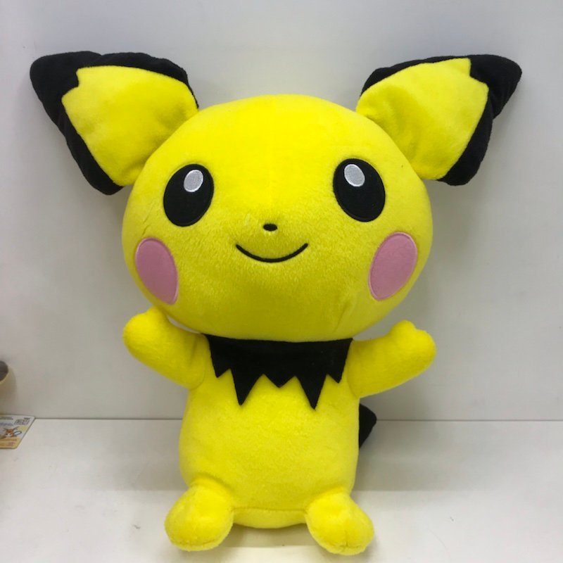 ポケモン ぬいぐるみ マスコット プライズ ほぺぴた ピチュー ピカチュウ ライチュウ プラスル レントラー 240227SK910011_画像4