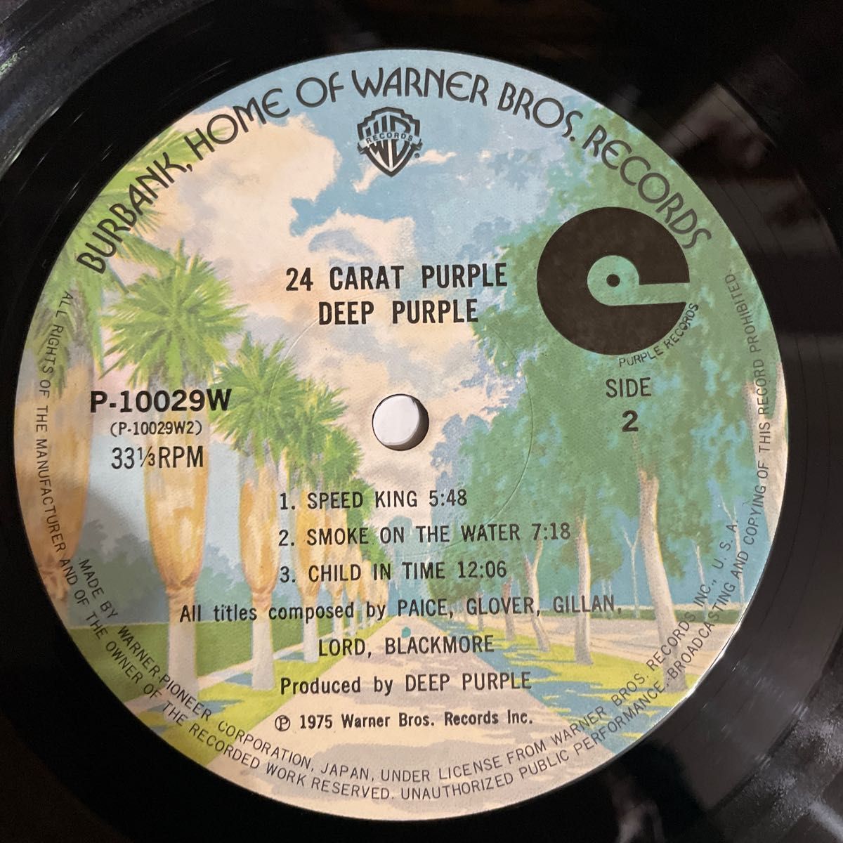 【更に！お値下げ！盤面良好！】ディープ・パープル 24カラット/24 CARAT PURPLE 1975年国内リリース　LP  