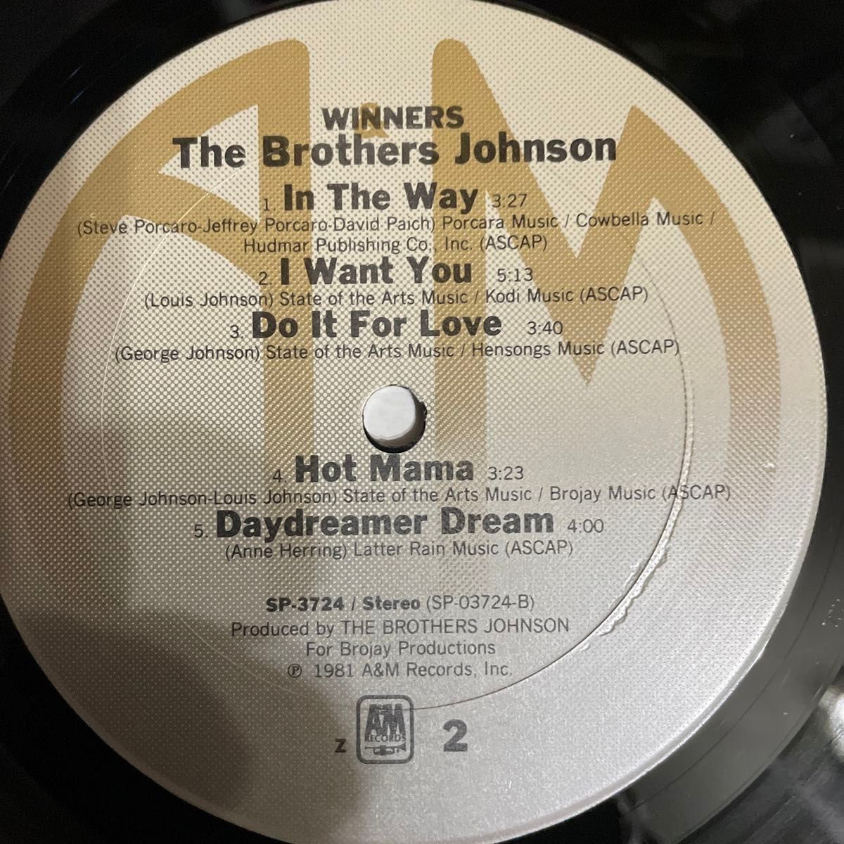 更にお値下げ！ブラザーズ・ジョンソン THE BROTHERS JOHNSON / Winners (LP) インナースリーブ有