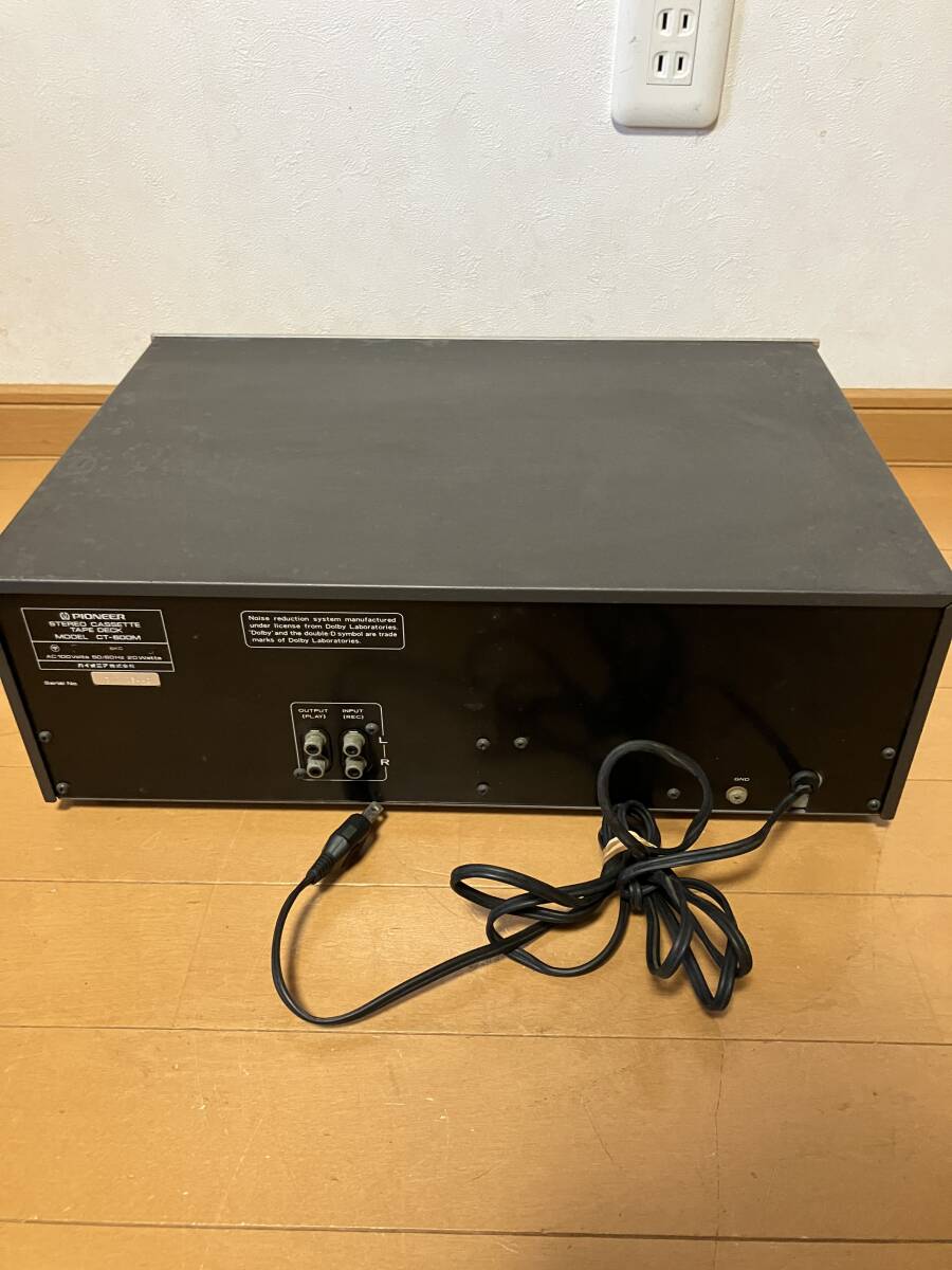 パイオニア　カセットデッキ　Pioneer　CT-600M_画像2