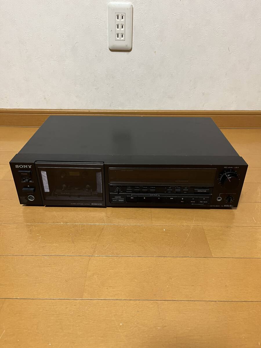 ソニー　カセットデッキ　SONY　TC-K555ES_画像1