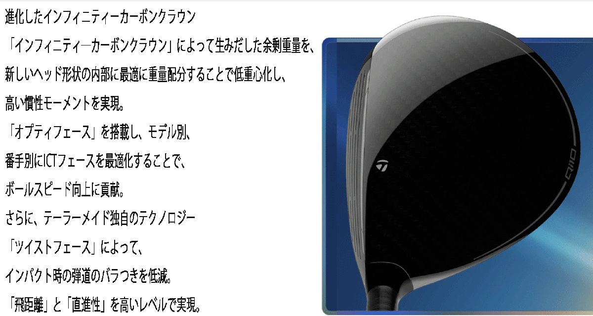 新品■テーラーメイド■2024.2■Qi10■W3HL:16.5■DIAMANA BLUE TM50■SR■寛容性を維持しながらも、高弾道かつ低スピン■特注品■正規品の画像10