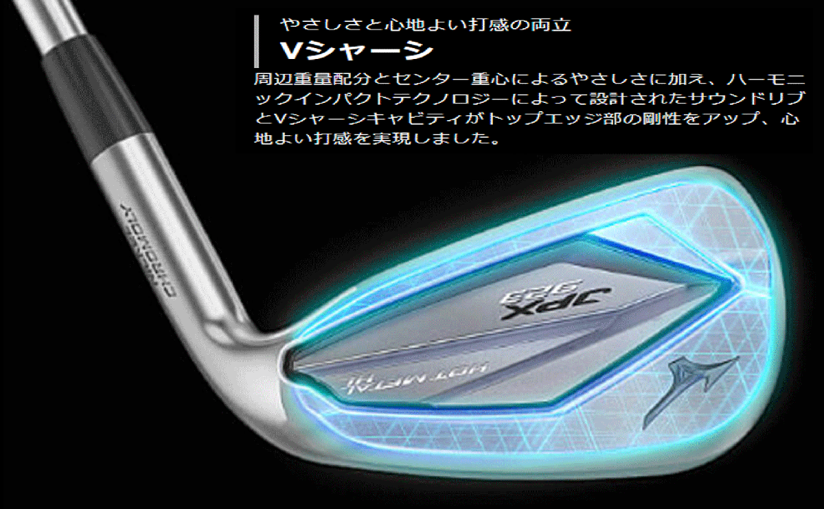 新品■ミズノ■2022.9■JPX923 HOT METAL HL■単品アイアン１本■G-WEDGE■MFUJION i カーボン■R■ニッケルクロモリの新たな飛び■_画像8