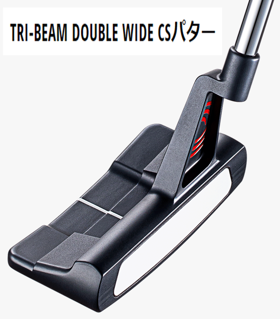 新品■オデッセイ■2023.4■TRI-BEAM:トライビーム■DOUBLE WIDE CS:ダブルワイド CS■クランクネック■34.0■三角形のラケットホーゼル■