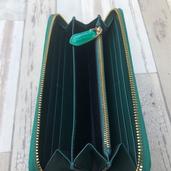 新品 No4006 本物 証明書 一枚革 ランク クロコダイル グリーン 新品 No4006 本物 証明書 一枚革 ランク クロコダイル グリーン