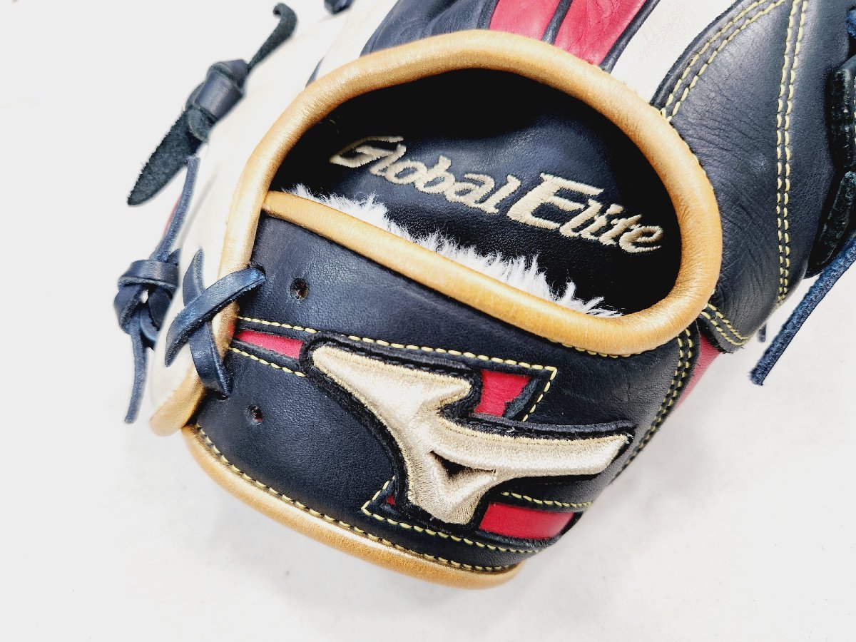 〇【1】MIZUNO ミズノ Global Elite グローバルエリート ∞インフィニティ NEO 軟式 内野手用 グローブ/グラブ 同梱不可 1円スタート_画像8