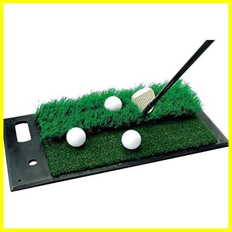 ★単品★ ダイヤゴルフ(DAIYA GOLF) ゴルフ練習マット ツーウェイマット アプローチ用 ラフショット対策 コンパクトサイズ 日本製 TR-408_画像1