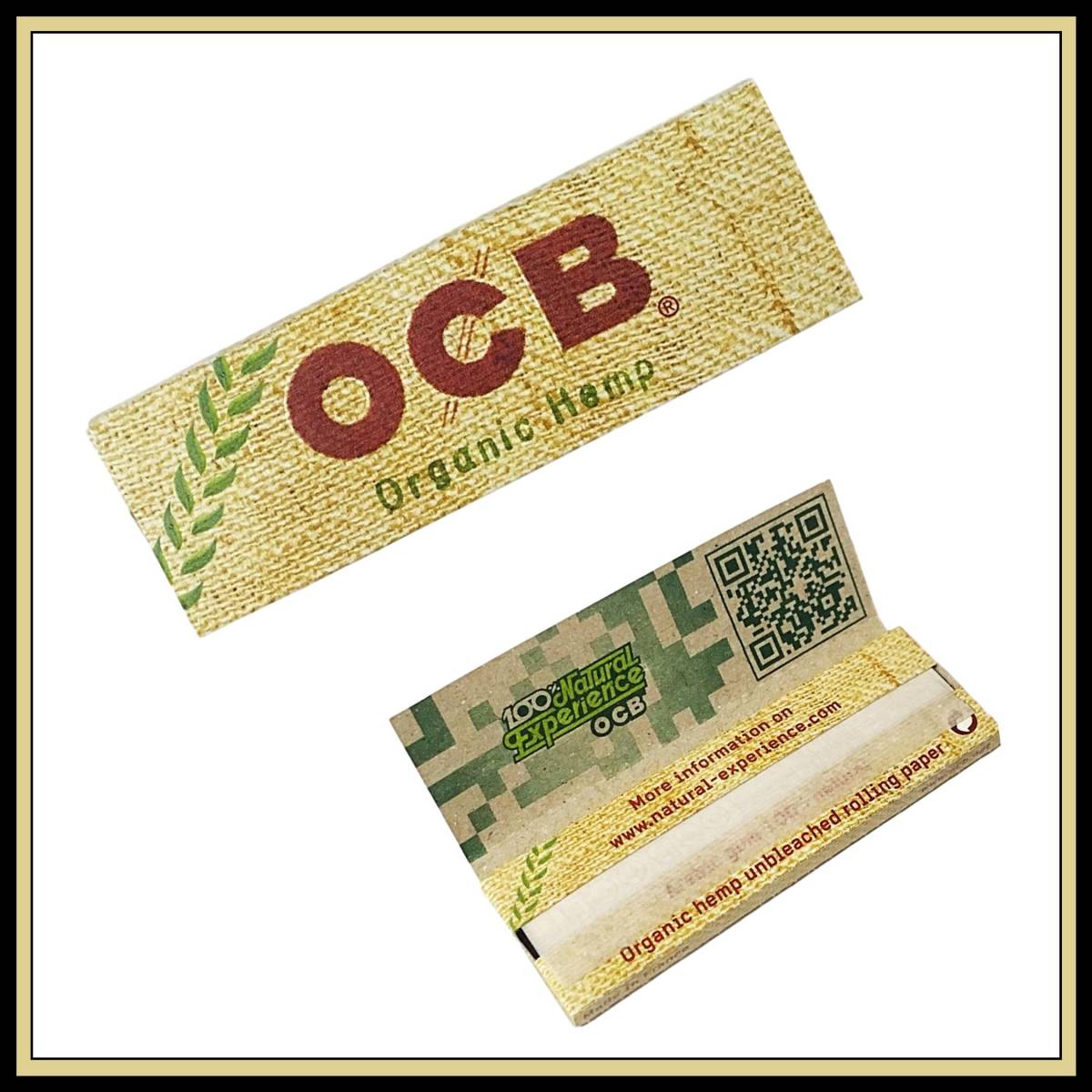 【送料無料】 OCB オーガニックヘンプ ペーパー 40個セット ORGANIC HEMP　※手巻き タバコ 煙草 ローリングペーパー B644_画像3