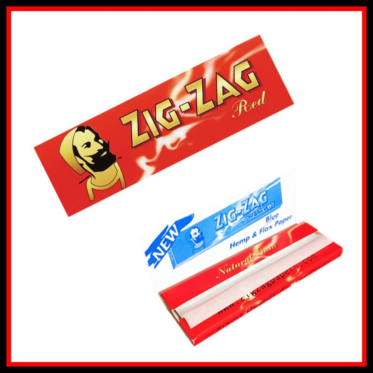 Zig Zag RED ジグザグ レッド ペーパー 20個セット 　　手巻き タバコ 煙草 ローリング スモーキング 喫煙具 B512_画像3