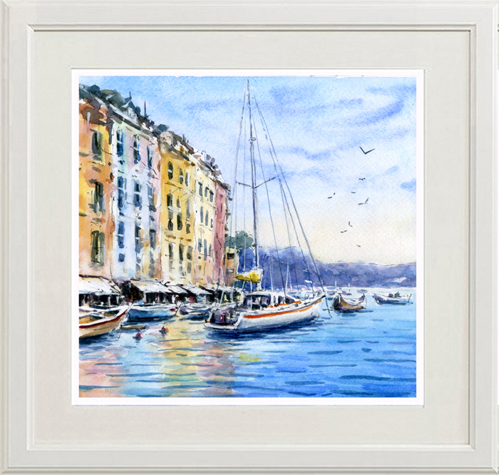 * watercolor painting * original picture [ Portofino ]#630