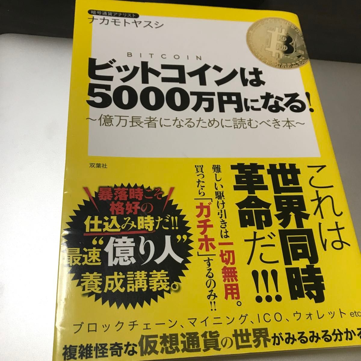 ビットコインは５０００万円になる！　億万長者になるために読むべき本 ナカモトヤスシ／著