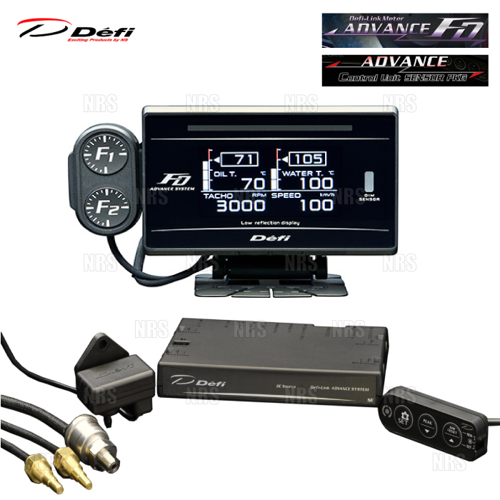 Defi Defi advance FD & control unit sensor package octopus / turbo / intake manifold / oil pressure / fuel pressure / oil temperature / water temperature / exhaust (DF17801/DF18901