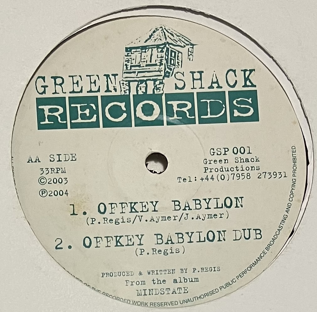 [ 12 / レコード ] P. Regis / Merge / Offkey Babylon ( Reggae / Dub ) Green Shack Records - GSP 001 レゲエ ダブ_画像2
