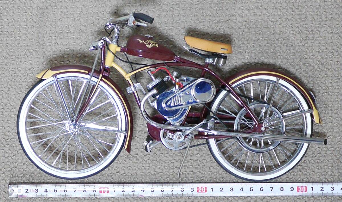 ビンテージバイク　Whizzer 1948 Motorbike 　1/6　金属製　ジャンク扱い_画像1