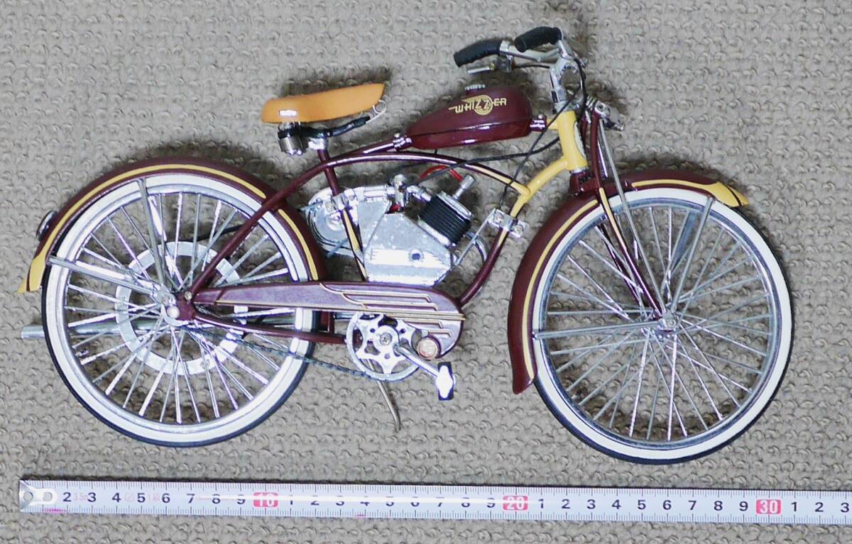 ビンテージバイク　Whizzer 1948 Motorbike 　1/6　金属製　ジャンク扱い_画像2