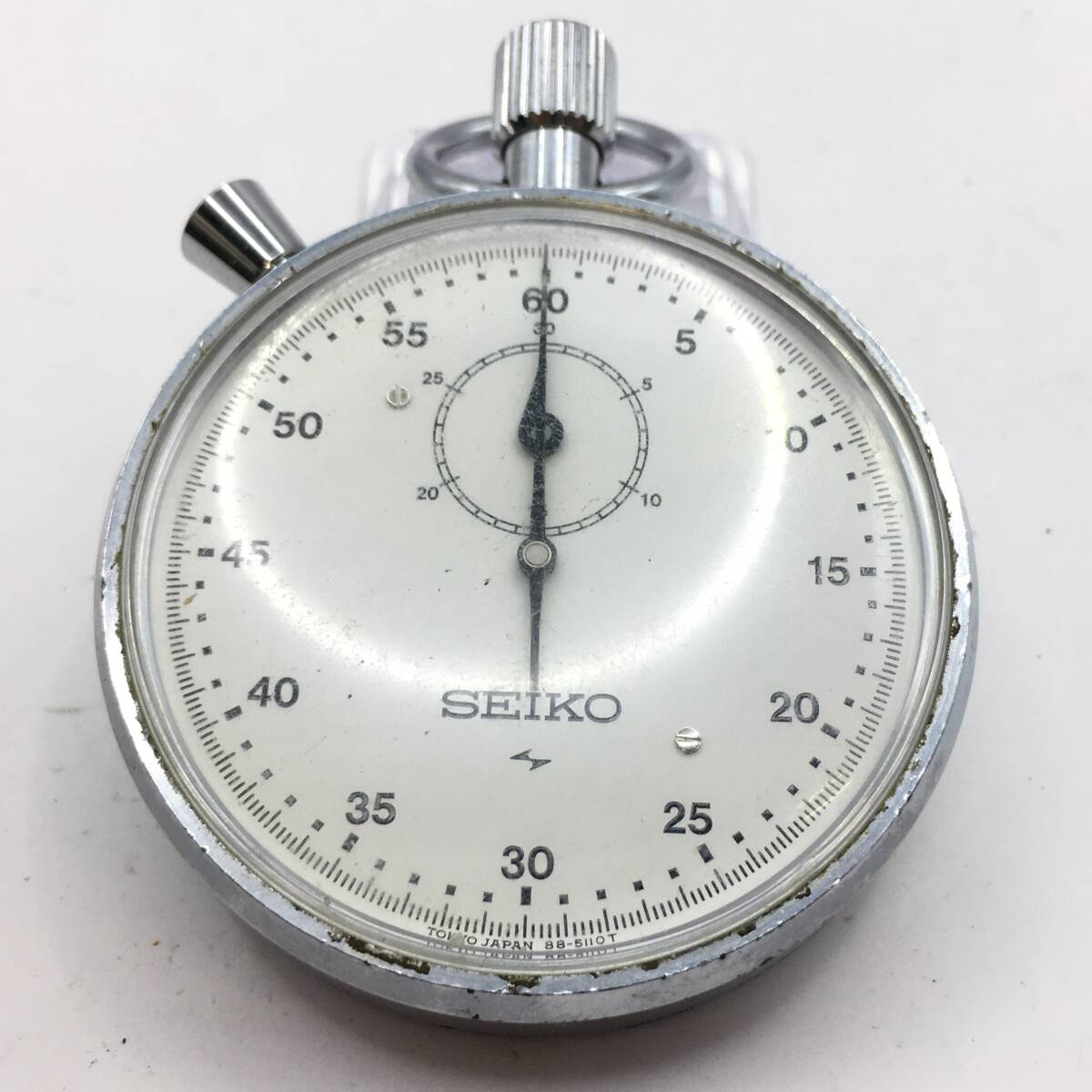 ◯I11-96 SEIKO/セイコー 手巻き式 ストップウォッチ 88-5061 一部接触不良あり 稼働品_画像1