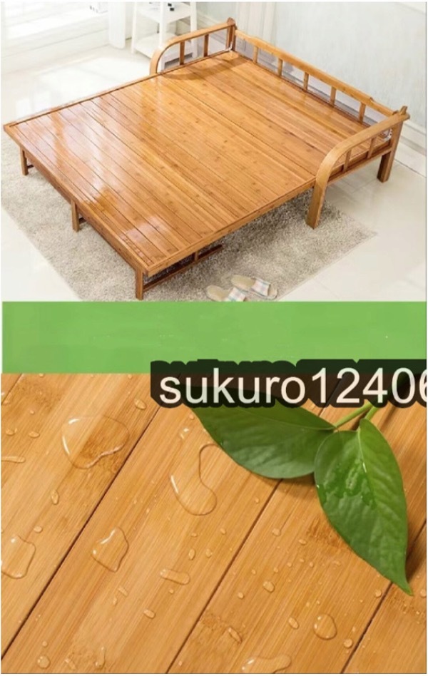  new goods recommendation practicality bamboo. sofa folding ... can do. two person for single home use. multifunction. economy living folding bed 