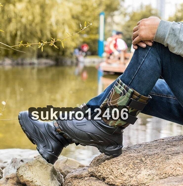  защищающий от холода ботинки мужской влагостойкая обувь 25~28cm мужской боты водонепроницаемый водоотталкивающий . скользить 2 -слойный структура внутренний удален возможность 