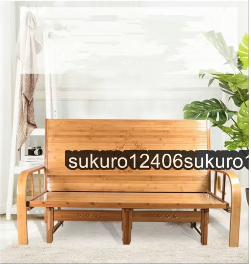  new goods recommendation practicality bamboo. sofa folding ... can do. two person for single home use. multifunction. economy living folding bed 
