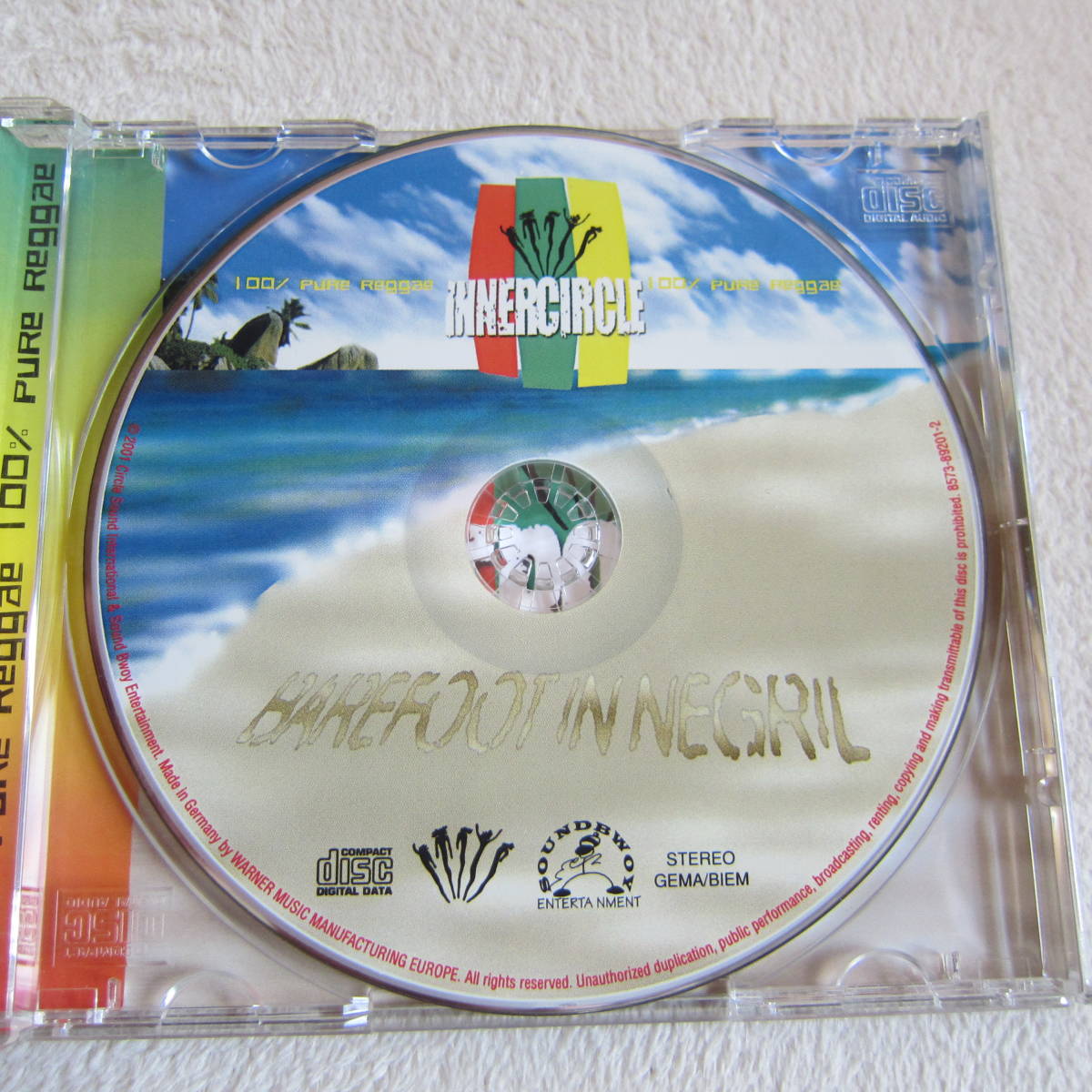 CD ■ INNER CIRCLE インナー サークル 「BAREFOOT IN NEGRIL」 ベアフット・イン・ネグリル 輸入盤の画像3