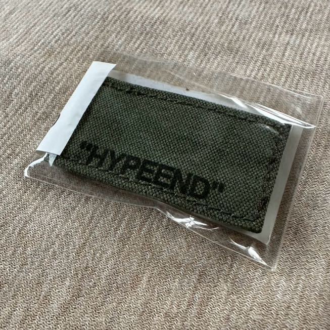 送料込 新品 HYPEEND 再構築 ベルクロ ワッペン グリーン パッチ ハイプエンド マルチカバー ガスケース 等に使用可能_画像2