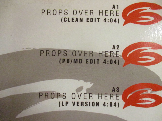 The Beatnuts ： Props Over Here 12'' (( 落札5点で送料当方負担_画像3