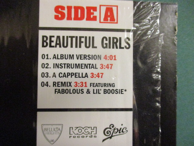 Sean Kingston ： Beautiful Girls 12'' (( Stand By Me 使い ! / 落札5点で送料当方負担の画像3