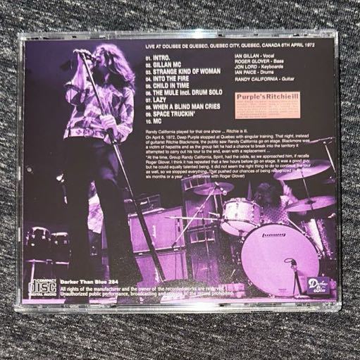 Deep Purple Quebec 1972_画像2